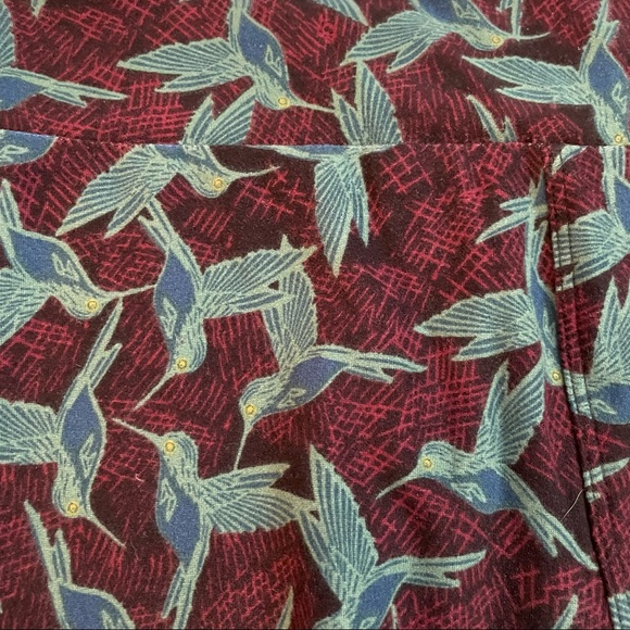 LuLaRoe Hummingbird Leggings One Size - Picture 3 of 8
